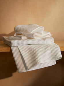 Serviette de bain en coton gaufré