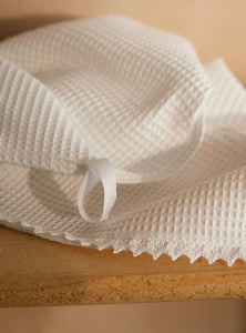Ensemble de 2 serviettes à main coton gaufré